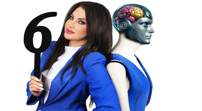 YAPAY ZEKÂ İLK RÖPORTAJINI YELDA BAŞARAN’A VERDİ