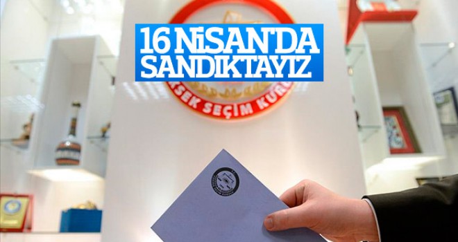 İşte referandum tarihi