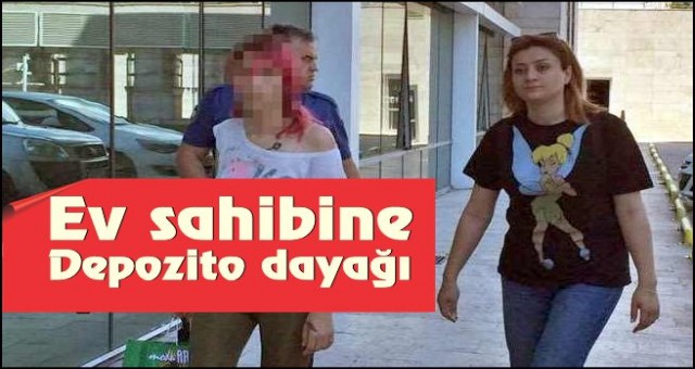 EV SAHİBİNE SALDIRDI