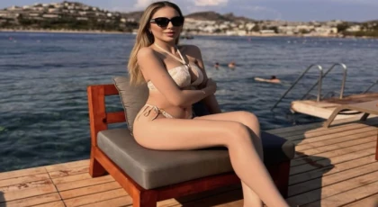 TUĞÇE ARAL'DAN TATİL POZLARI