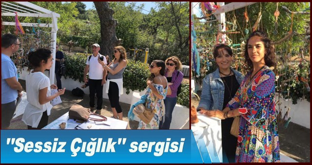 SANATÇI AYLA AY’DAN “SESSİZ ÇIĞLIK” SERGİSİ