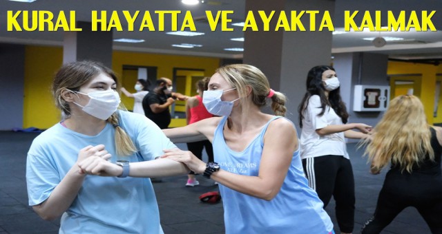 KADINLAR ŞİDDETE KARŞI KRAV MAGA ÖĞRENİYOR